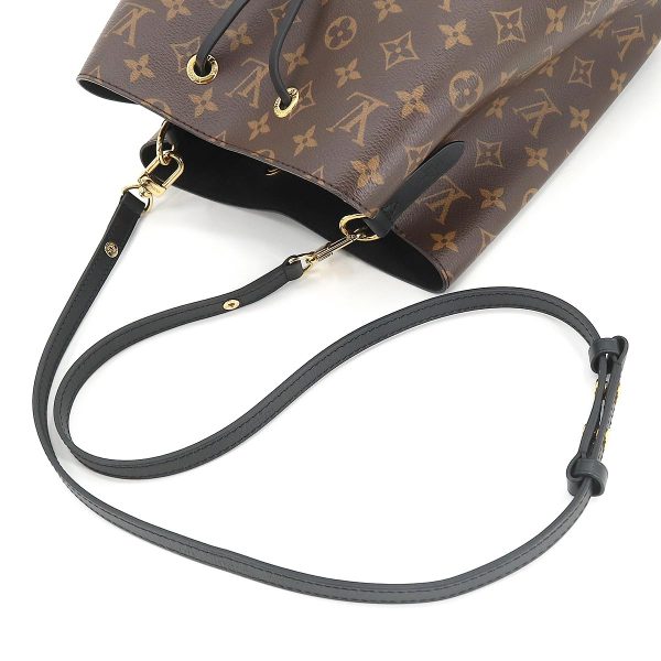 5 Louis Vuitton Monogram Neo Noe Shoulder Bag Noir Black