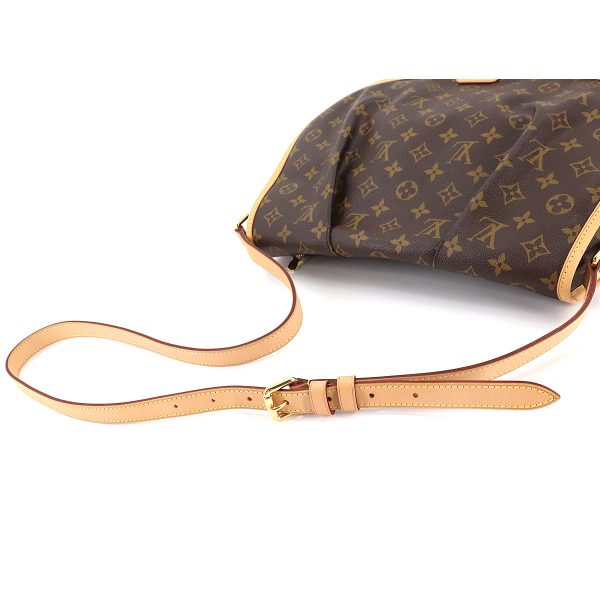 5 Louis Vuitton Monogram Menilmontant MM Shoulder Bag Brown Gold Metal Fittings