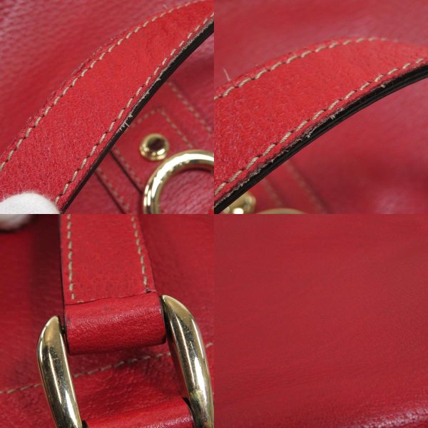 55112248 11 combine Gucci Logo Tote Bag Calf Leather Red