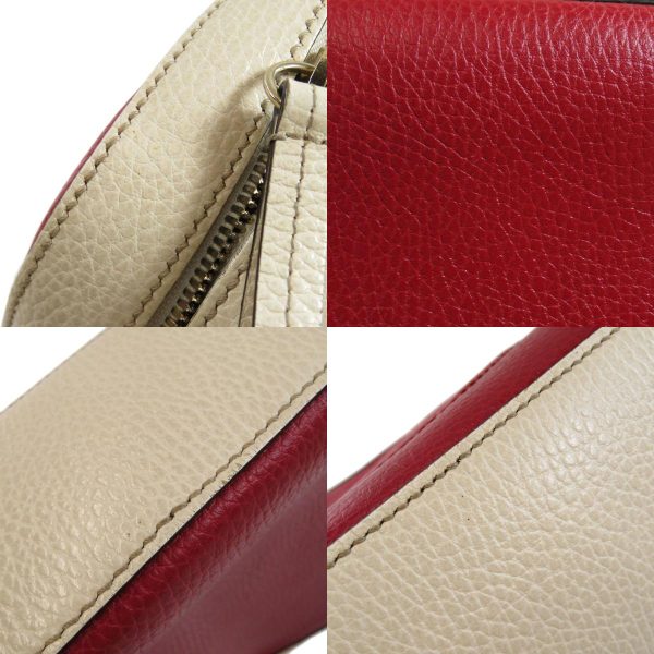 55214121 13 combine Gucci Soho Interlocking Shoulder Bag Leather Red