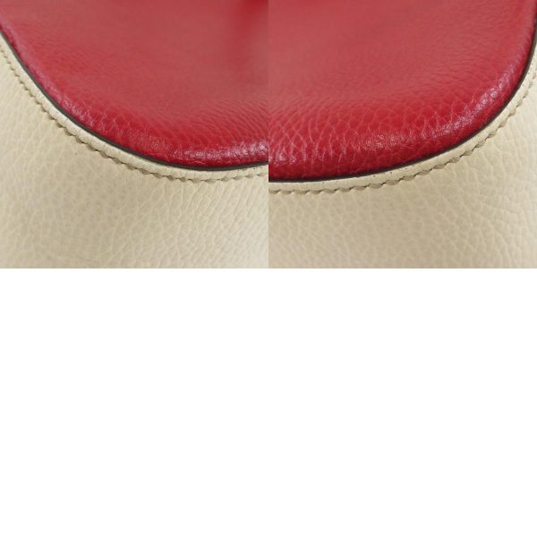 55214121 25 combine Gucci Soho Interlocking Shoulder Bag Leather Red