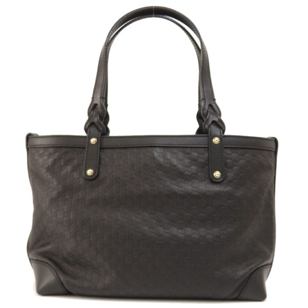 55314334 2 Gucci Micro GG Tote Bag Leather Black