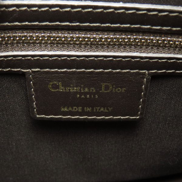 55414141 6 Christian Dior Nylon Cannage Stitch Logo Charm Shoulder Bag