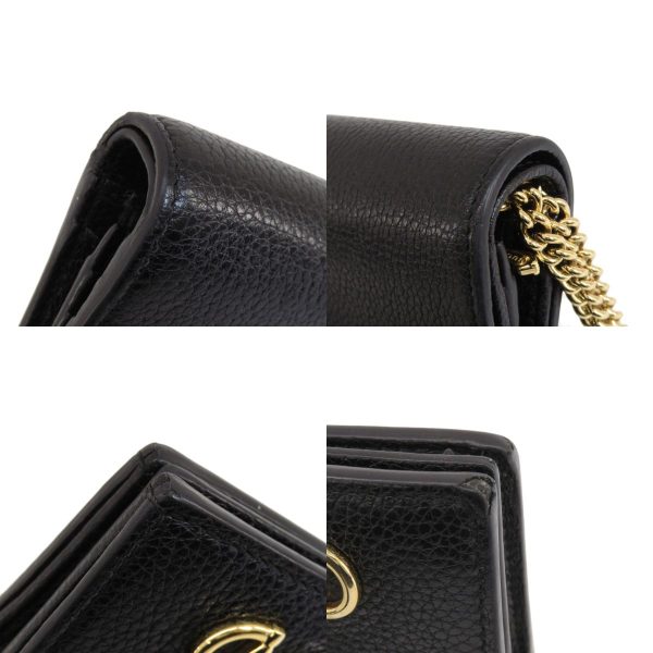 55427006 13 combine Gucci Zumi Bifold Wallet Chain Coin Purse Leather