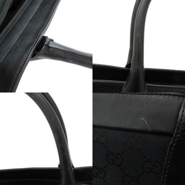 55514361 14 combine Gucci GG Handbag Black Canvas