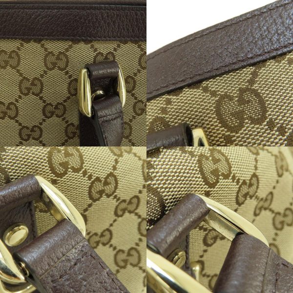 55518027 14 combine Gucci GG Tote Bag Canvas Leather Brown