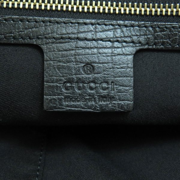 55705005 6 Gucci GG Handbag Canvas Black x Yellow