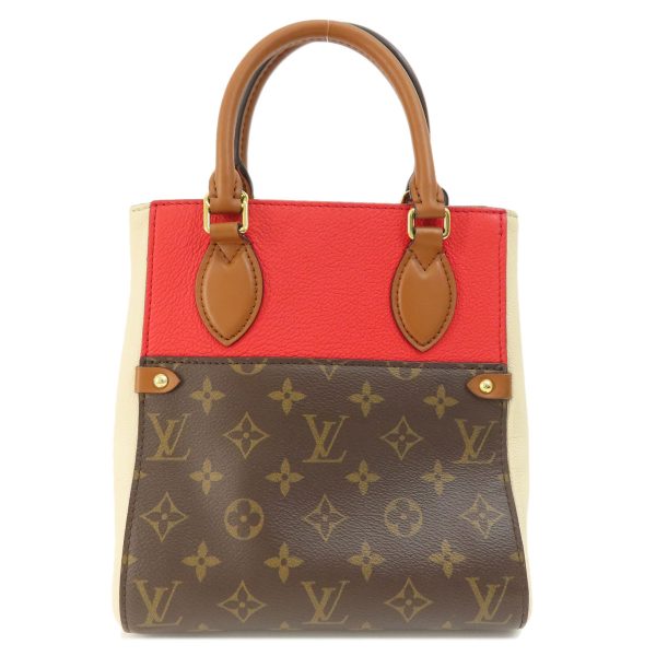 55705014 2 Louis Vuitton Fold Tote PM Handbag Monogram Canvas