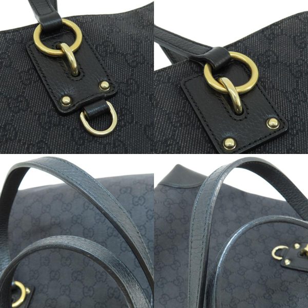 55708050 15 combine Gucci GG Outlet Tote Bag Canvas Black