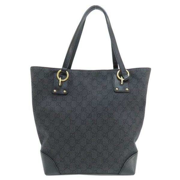 55708050 2 Gucci GG Outlet Tote Bag Canvas Black