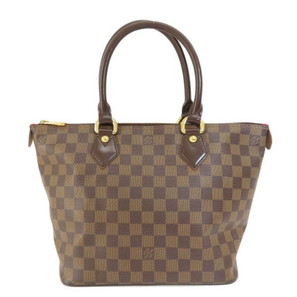 55714015 1 Louis Vuitton Saleya PM Damier Ebene Tote Bag Canvas