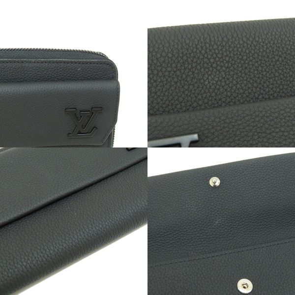 55714242 11 combine Louis Vuitton Zippy Aerogram Noir Long Wallet Leather