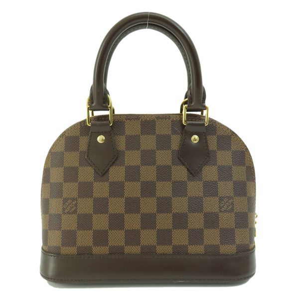 55714348 2 Louis Vuitton Alma BB Damier Ebene Handbag Canvas