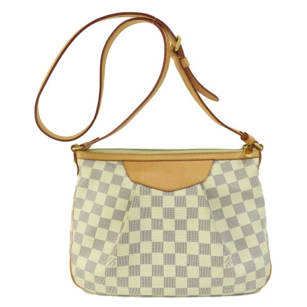 55714565 2 Louis Vuitton Siracusa PM Damier Azur Shoulder Bag