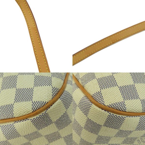 55714565 21 combine Louis Vuitton Siracusa PM Damier Azur Shoulder Bag