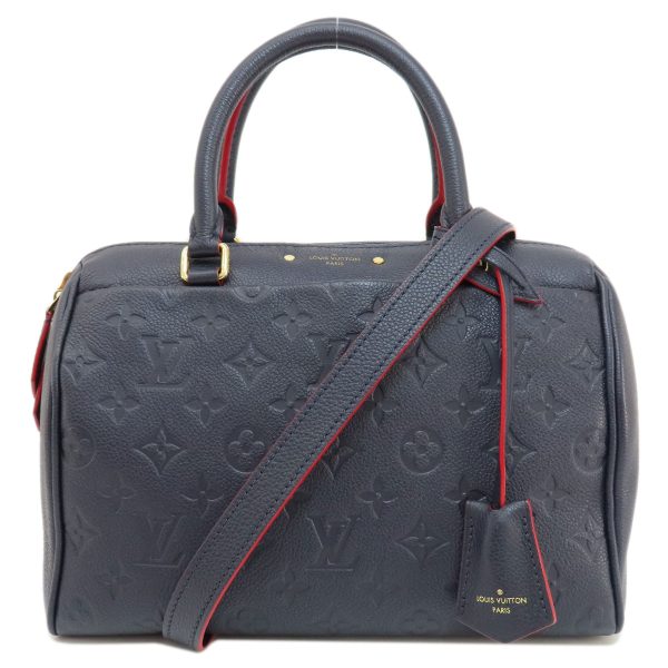 55728024 1 Louis Vuitton Speedy Bandouliere 25 Marine Rouge Handbag Amplant