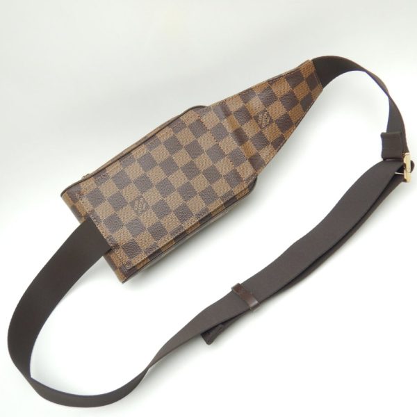 6 Louis Vuitton Damier Jeronimos Ebene Body Bag Brown