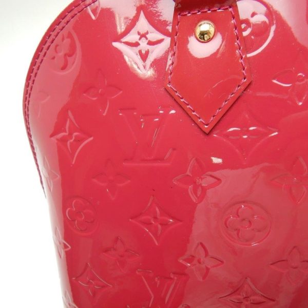 6 Louis Vuitton Vernis Alma PM Rose Andian Handbag