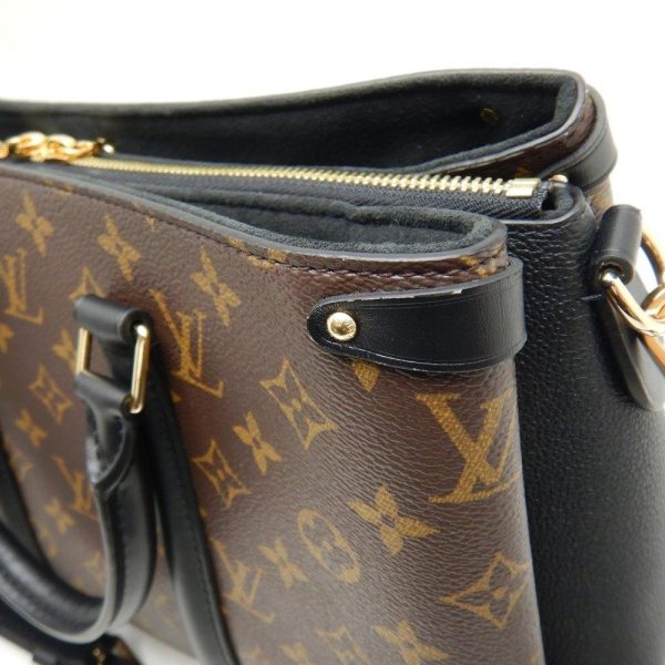 6 Louis Vuitton Monogram Soufflot MM Noir 2WAY Bag