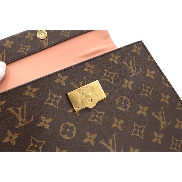 6 Louis Vuitton Monogram Cluny BB 2 Way Hand Shoulder Bag Vieux Rose