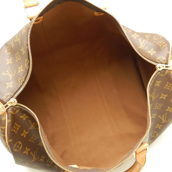 6 Louis Vuitton Monogram Keepall Bandouliere 50 Boston Bag Brown