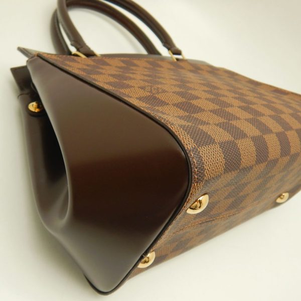 6 Louis Vuitton Damier Rivoli BB Handbag Brown