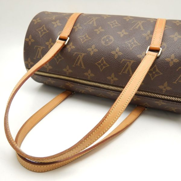 6 Louis Vuitton Monogram Papillon Handbag Brown