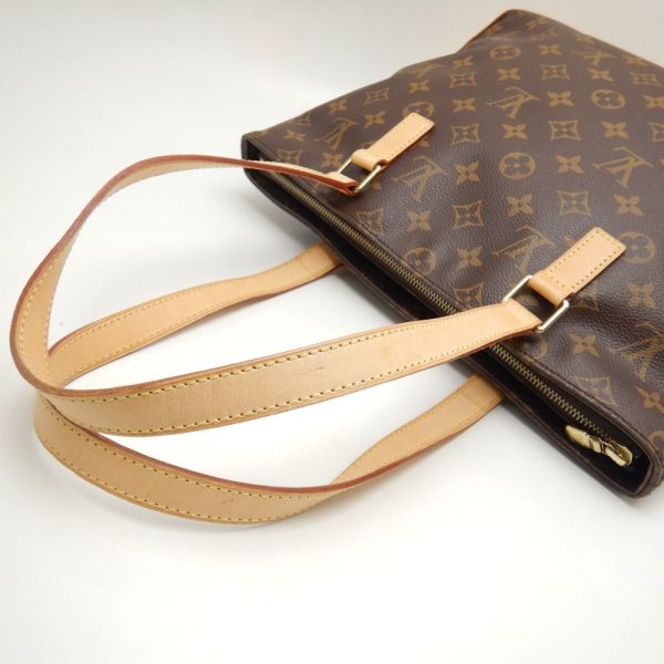 6 Louis Vuitton Monogram Cover Piano Tote Bag Brown