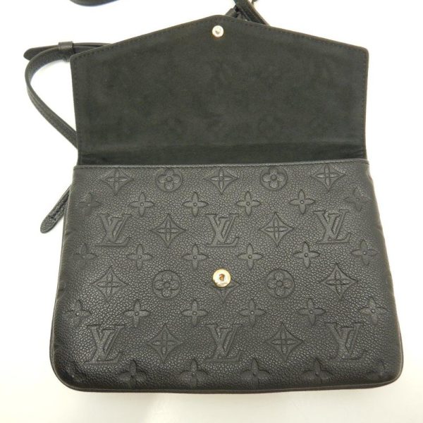 6 Louis Vuitton Emplant Twice Noir Diagonal Shoulder Bag Black