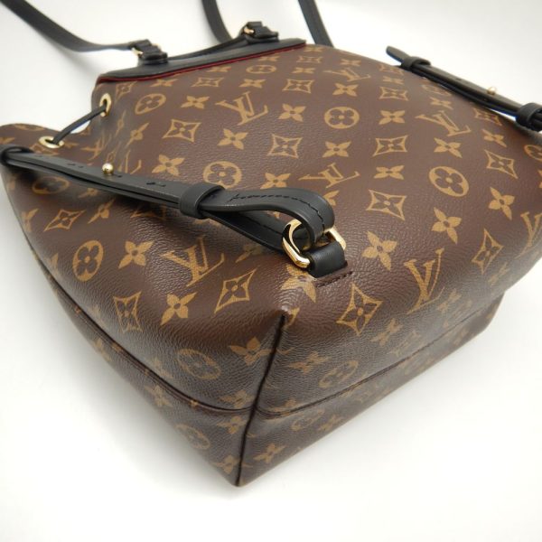 6 Louis Vuitton Monogram Montsouris PM Backpack Brown