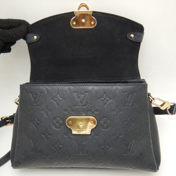 6 Louis Vuitton Georges BB Handbag Emplant 2WAY Noir