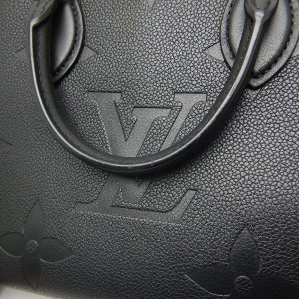 6 Louis Vuitton On The Go PM Tote Bag Monogram Emplant Noir