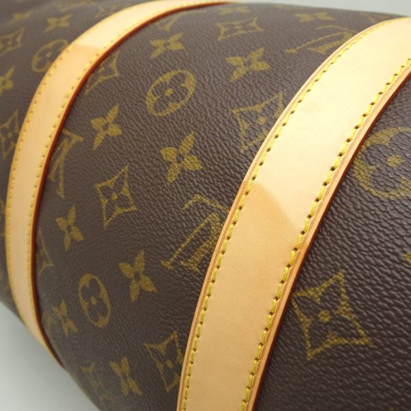 6 Louis Vuitton Monogram Keepall 45 Boston Bag Brown