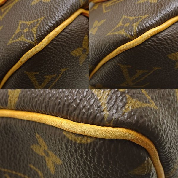 6 Louis Vuitton Monogram Speedy 25 Handbag Brown