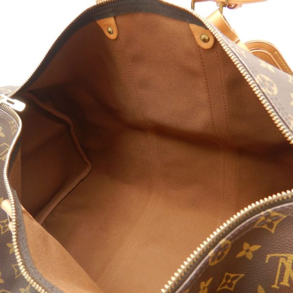 6 Louis Vuitton Monogram Keepall 50 Boston Bag Brown