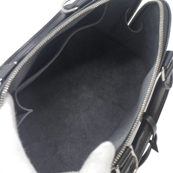 6 Louis Vuitton Alma PM Handbag Epi Black Silver