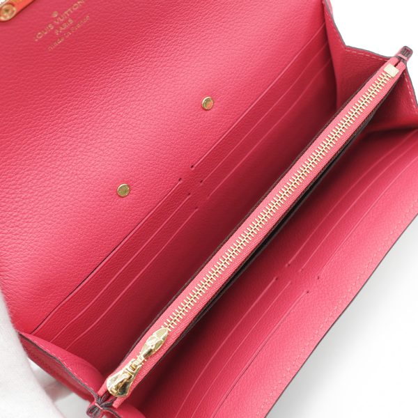 6 Louis Vuitton Portefeuille Palace Long Wallet Monogram Pink