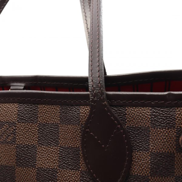 6 Louis Vuitton Neverfull PM Damier Ebene Handbag Brown