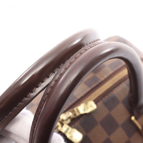 6 Louis Vuitton Rivera MM Damier Ebene Handbag Brown