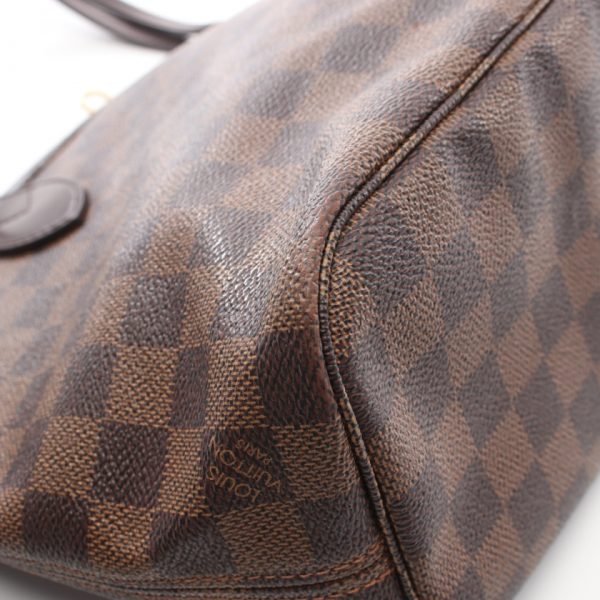 6 Louis Vuitton Neverfull PM Damier Ebene Handbag Brown