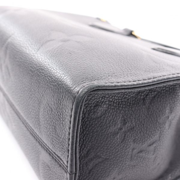 6 Louis Vuitton Onthego PM Monogram Emplant Noir Handbag Black