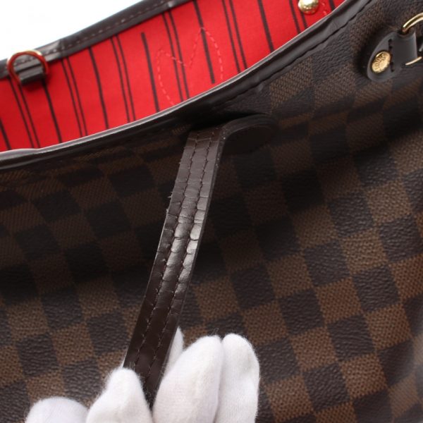 6 Louis Vuitton Neverfull PM Damier Ebene Handbag Brown