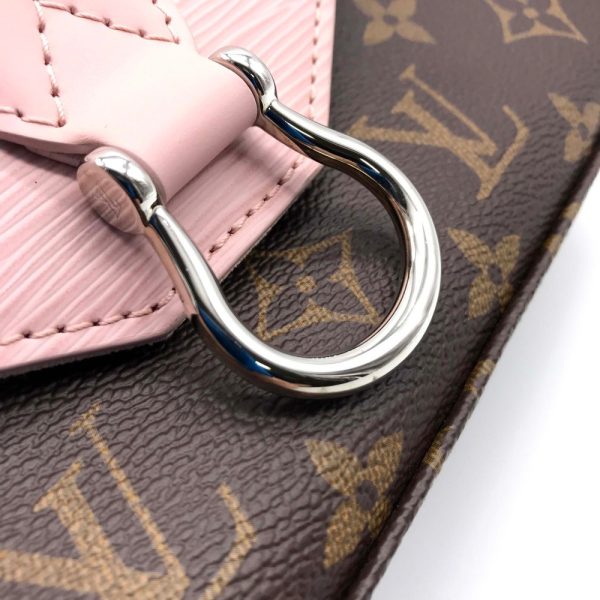 6 Louis Vuitton Saint Michel Monogram Epi Pink Brown Shoulder Bag