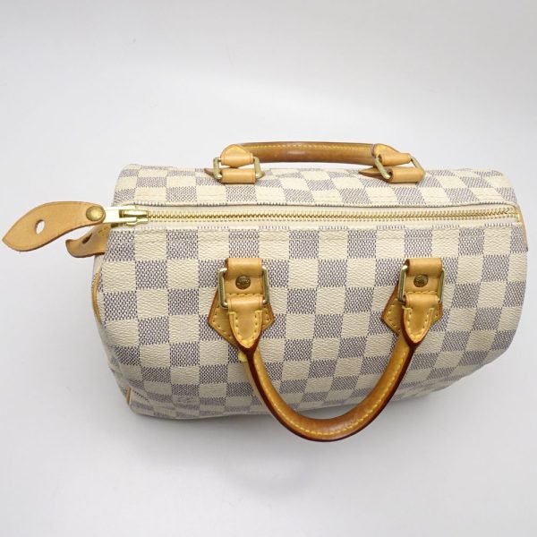 6 Louis Vuitton Damier Azur Speedy 25 Boston Bag