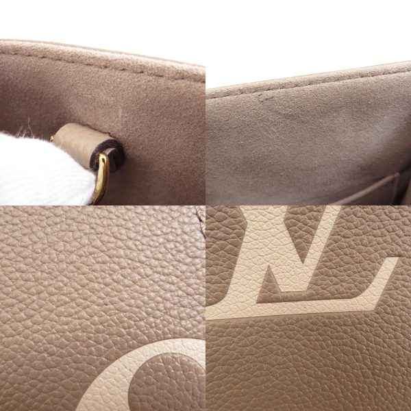6 Louis Vuitton On The Go PM Bicolor Tourtrail Creme Handbag Amplant