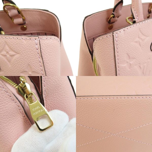 6 Louis Vuitton Montaigne BB Handbag Emplant PInk