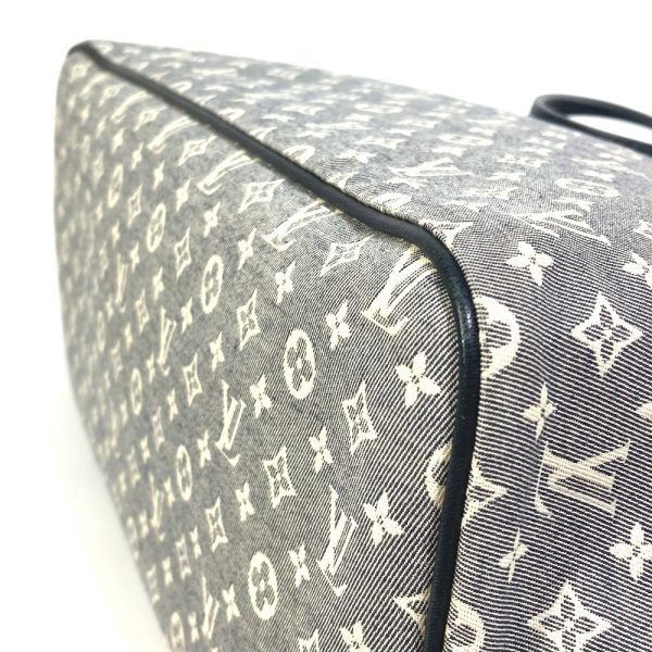 6 Louis Vuitton Neverfull MM Shoulder Bag Navy