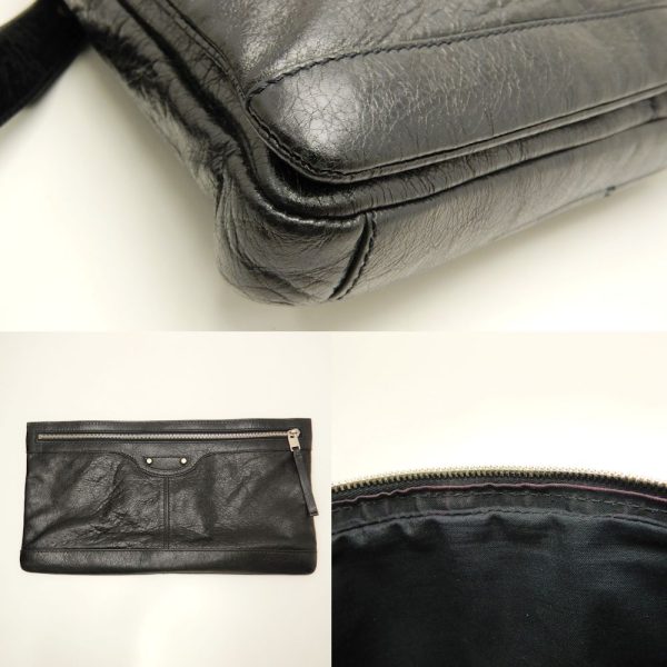 6 Balenciaga Business Bag Lambskin Black