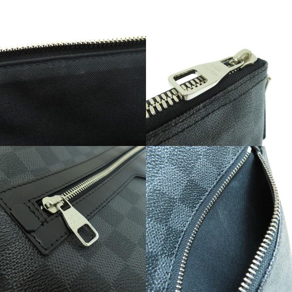 6 Louis Vuitton Mick MM Damier Graphite Shoulder Bag Damier Canvas