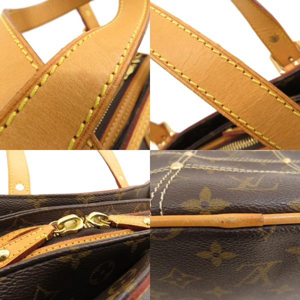 6 Louis Vuitton Riveting Shoulder Bag Monogram Canvas